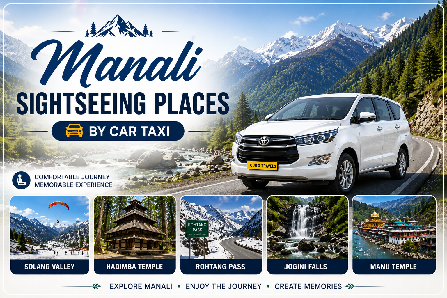 delhi to manali tour taxi hire